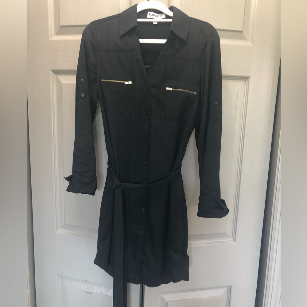 Express Shirt Dress - Picture 1 of 4
